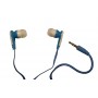 Casti Intraauriculare , In Ear , Cu Fir , Dynamic Sound, Albastru
