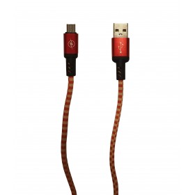 Cablu Alimentare Si Date MicroUSB , Panzat , Fast Charge , Pentru Telefoane,Tablete si Gadget-uri Smart , Ultra Quality , Rosu