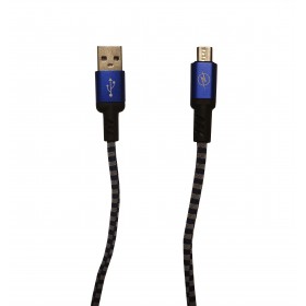Cablu Alimentare Si Date MicroUSB,Panzat , Fast Charge , Pentru Telefoane,Tablete si Gadget-uri Smart,Ultra Quality,Albastru