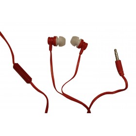 Casti Intraauriculare , In Ear , Cu Fir , Incredible Sound , Rosu