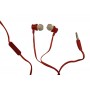Casti Intraauriculare , In Ear , Cu Fir , Incredible Sound , Rosu