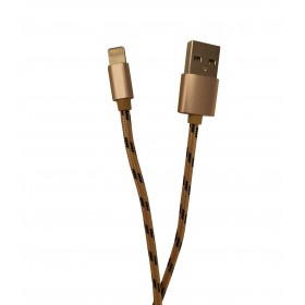 Cablu Lightning Pentru Incarcare si Transfer Date Compatibil Cu Telefoane,Tablete,Device-uri Apple iPhone , iPad ,iPod,Auriu