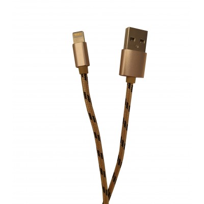 Cablu Lightning Pentru Incarcare si Transfer Date Compatibil Cu Telefoane,Tablete,Device-uri Apple iPhone , iPad ,iPod,Auriu