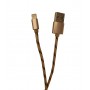 Cablu Lightning Pentru Incarcare si Transfer Date Compatibil Cu Telefoane,Tablete,Device-uri Apple iPhone , iPad ,iPod,Auriu