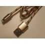 Cablu Lightning Pentru Incarcare si Transfer Date Compatibil Cu Telefoane,Tablete,Device-uri Apple iPhone , iPad ,iPod,Auriu