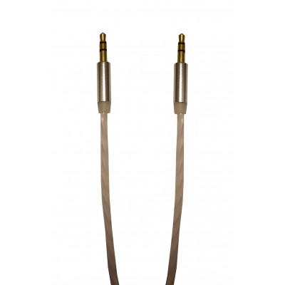 Cablu Audio Auxiliar Jack-Jack 3.5 mm , High Quality , Conectori Auriti , Albastru