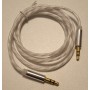 Cablu Audio Auxiliar Jack-Jack 3.5 mm , High Quality , Conectori Auriti , Albastru