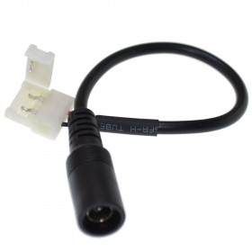 Cablu alimentare pentru banda LED flexibila cu latime 8 mm si conector rapid 2.1 mm , High Quality