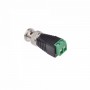 Conector BNC pentru montaj pe fir , cu rigleta , prindere cu suruburi , High Quality