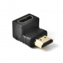 Conector HDMI Mama - HDMI Tata , 90 Grade , Premium Quality , Capete Aurite