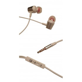 Casti Intraauriculare , W21 , In Ear , Cu Fir , Microfon , Dynamic Sound , Extra Bass , Alb