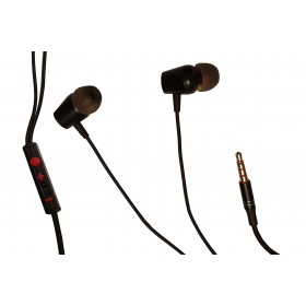 Casti Intraauriculare , W21 , In Ear , Cu Fir , Microfon , Dynamic Sound , Extra Bass , Negru