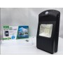 Lampa stradala cu panou solar integrat , putere 30 W , senzor de miscare , senzor de lumina , Premium Quality , Negru