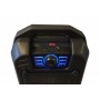 Boxa Portabila Cu Difuzor 6 inch - 15 cm , Bluetooth , Lumini LED , Cititor USB , Card , Negru