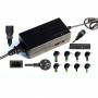 Incarcator Universal Laptop, 120 W, Voltaj Reglabil 12 - 24 V, 9 Conectori Inclusi, Negru