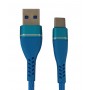 Cablu de incarcare si date, USB Tip-C, 1m, 5A, USB 3.0, Albastru
