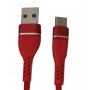 Cablu de incarcare si date, USB Tip-C, 1m, 5A, USB 3.0, Rosu