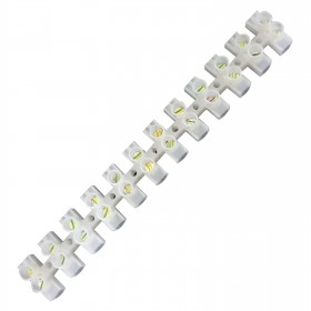 Regleta 30A - 12 pe sir, Alb