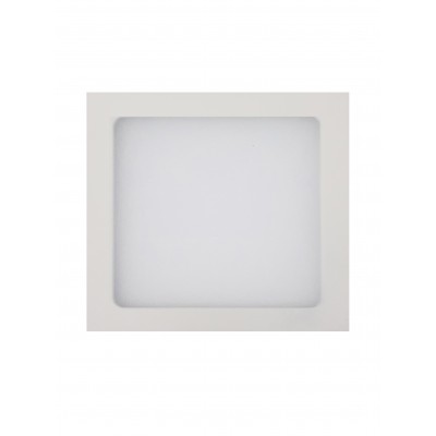 Panou LED de tip Spot, Incastrabil, 15 W, A, 6500K, Patrat, Lumina alba