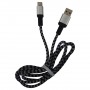 Cablu de incarcare si date, MicroUSB, Fast Charge, Negru/Gri