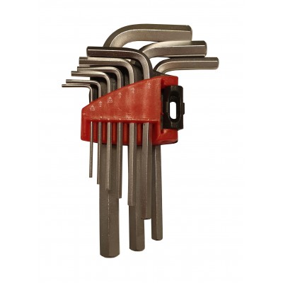 Set chei Imbus  9 piese , 1.5-10 mm , Argintiu