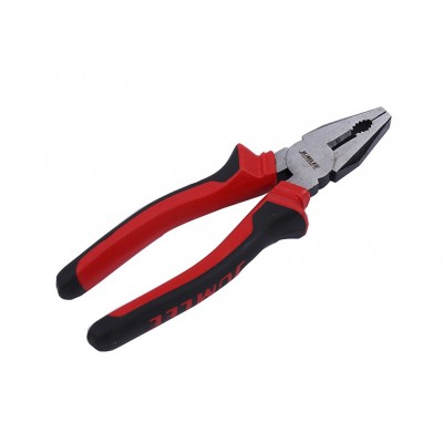 Patent normal , 150 mm , manere cu cauciuc moale , Rosu