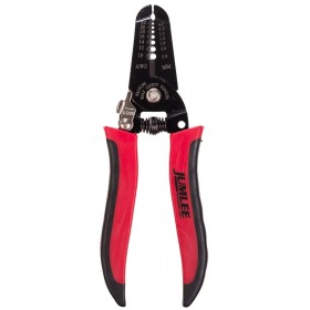 Cleste dezizolat cablu , 180 mm , manere din cauciuc moale, rosu