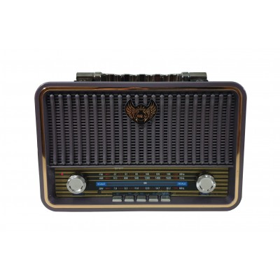 Radio Portabil Cu USB Kemai 1908 , CardReader , FM, AM , SW , Acumulator Integrat , Negru