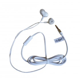 Casti Intraauriculare KLGO KS 12 Cu Fir , Microfon , Butoane Control Volum , Dynamic Sound , Alb