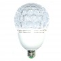 Bec cu efect disco , Big Globe , led rosu-albastru , putere 3 W , fasung E27