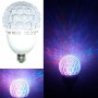 Bec cu efect disco , Big Globe , led rosu-albastru , putere 3 W , fasung E27