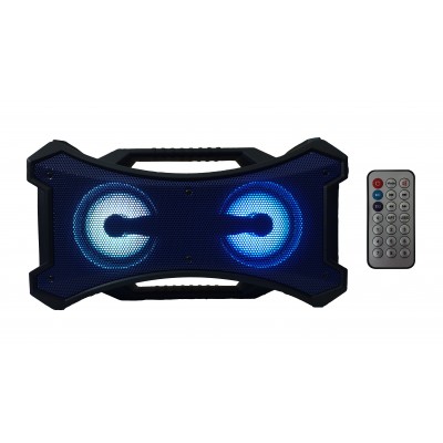 Boxa Portabila Incredible Sound Cu Bluetooth , Telecomanda , USB , Card ,  Albastru