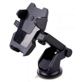 Suport pentru telefon cu ventuza , brat extensibil , universal , negru