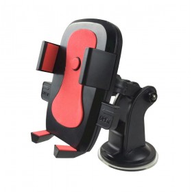 Suport pentru telefon cu ventuza , universal , negru