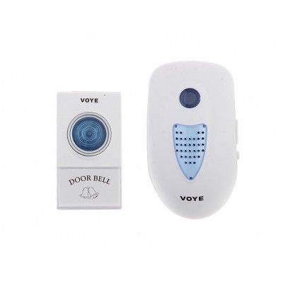 Sonerie fara fir cu un receptor ,o telecomanda, distanta maxima 150 metri , alb