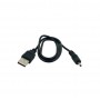 Cablu USB - conector DC 3 mm pentru alimentare electronice , negru