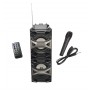 Boxa portabila cu Bluetooth ,cititor USB , card MicroSD , radio , telecomanda , microfon cu fir , negru