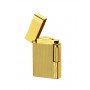 Bricheta metalica elSales ELS-ZHMG, striatii, slim, reincarcabila cu gaz, auriu