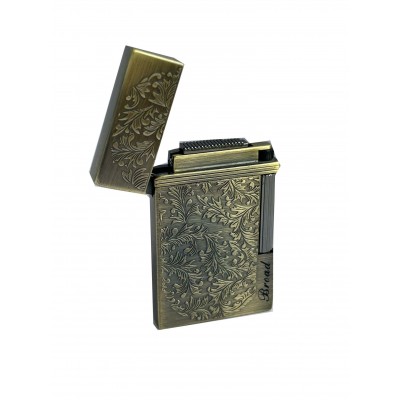 Bricheta deluxe metalica elSales ELS-DCUB, reincarcabila cu gaz, bronz