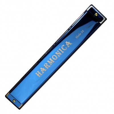 Muzicuta cu 24 de gauri elSales ELS-MUZAL, design clasic, albastru