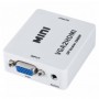 Mini convertor VGA la HDMI elSales ELS-VHDMI, video si audio stereo, alb