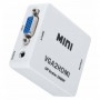 Mini convertor VGA la HDMI elSales ELS-VHDMI, video si audio stereo, alb