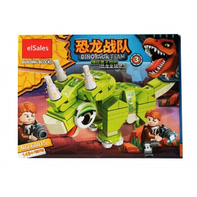 Set de constructie elSales ELS-60015-3, tip LEGO, 143 piese, multicolor