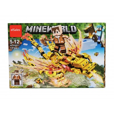 Set de constructie elSales ELS-66085-1, tip LEGO, 173 piese, multicolor