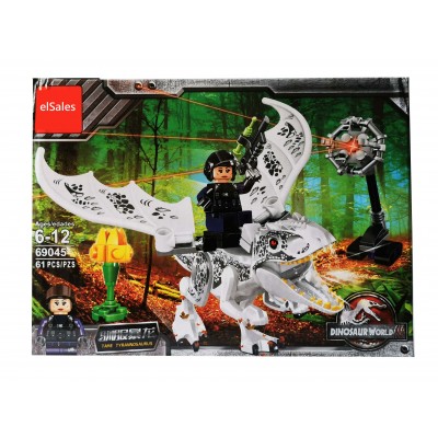 Set de constructie elSales ELS-69045-2, 61 piese, multicolor