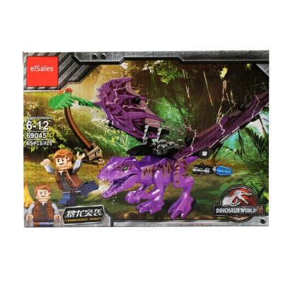 Set de constructie elSales ELS-69045-4, 65 piese, multicolor