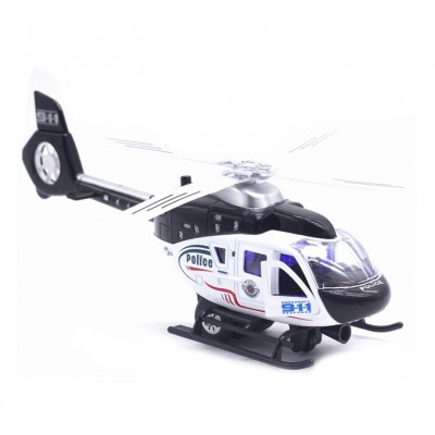 Jucarie elicopter politie elSales cu sunet si lumina LED, multicolor