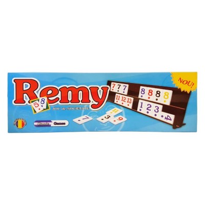 Joc de societate Remy, 106 piese, table de joc din material rezistent, dimensiuni 30x10x5 cm