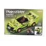 Set de constructie masina transformer elSales ELS-10096, tip LEGO, Lamborghini, 411 piese, verde