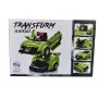Set de constructie masina transformer elSales ELS-10096, tip LEGO, Lamborghini, 411 piese, verde